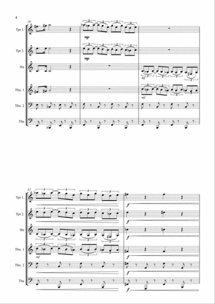 Hail to Magnesium Hail to Magnesium Brass Ensemble scores gallery preview page 4