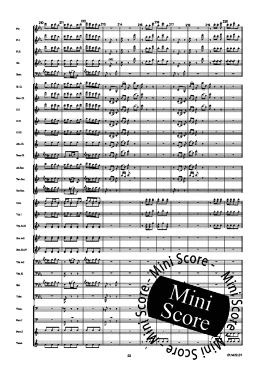 Aragon Concert Band scores gallery preview page 28
