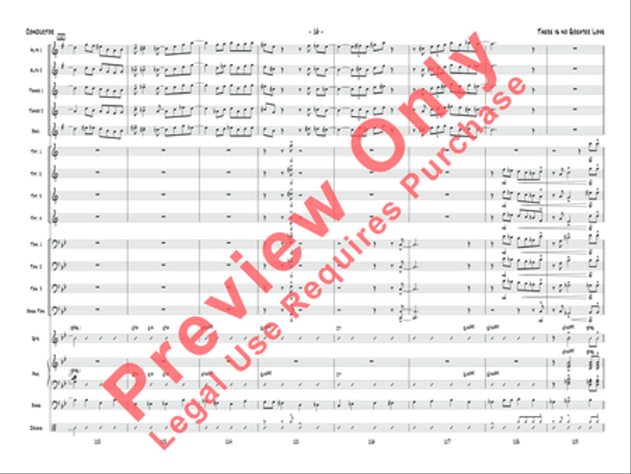 There Is No Greater Love Jazz Ensemble scores gallery preview page 45