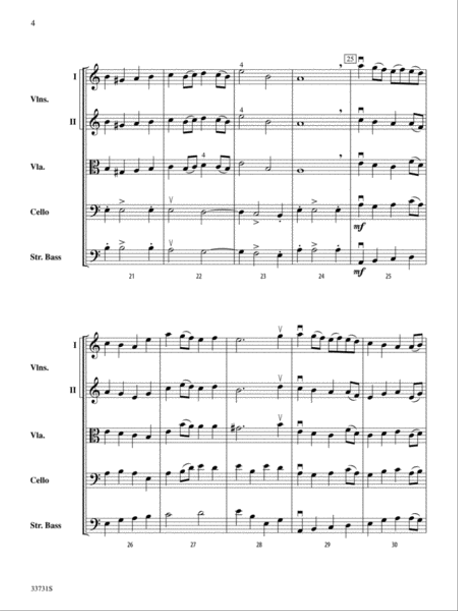 Le Tambour (Pat-a-Pan) Le Tambour (Pat-a-Pan) String Orchestra scores gallery preview page 4