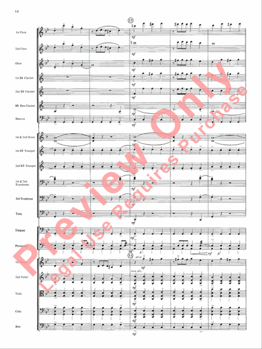 Two South American Tangos Full Orchestra scores gallery preview page 13