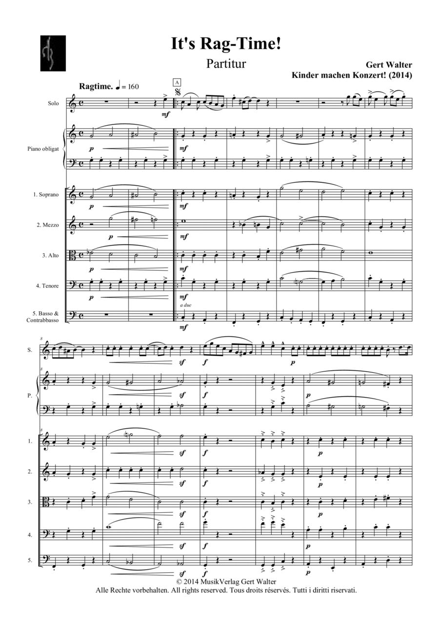 Kids Are Making Concert! Easy Piano scores gallery preview page 1