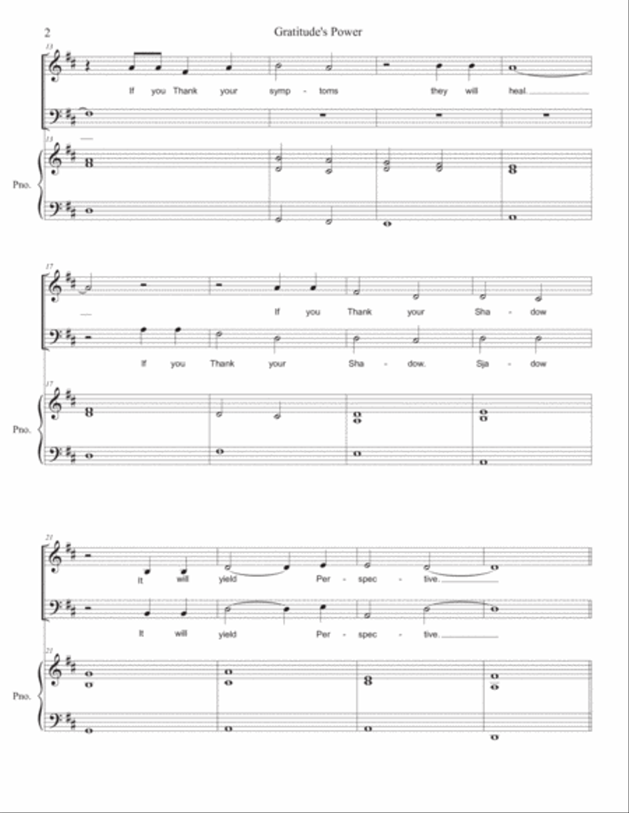Gratitude's Power Choir scores gallery preview page 3