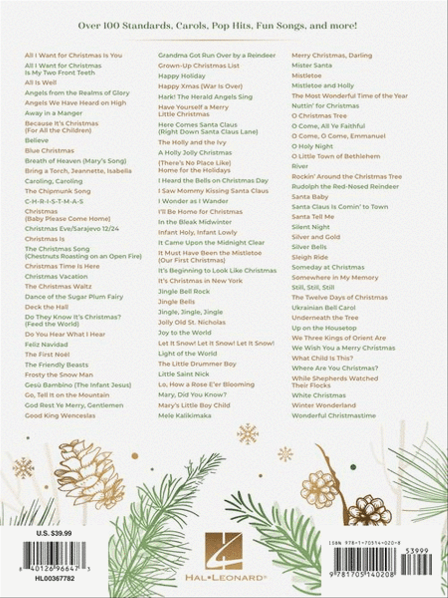 Christmas Sheet Music Anthology Piano, Vocal, Guitar scores gallery preview page 8