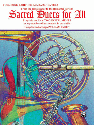 Saced Duets For All (Trombone/Baritone T.C.)