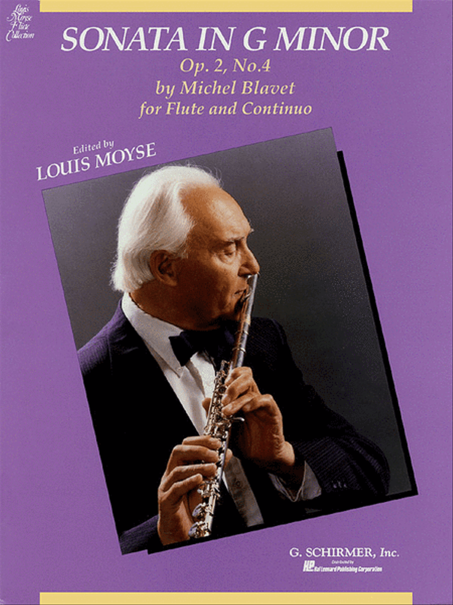 Sonata in G Minor, Op. 2, No. 4 Flute Solo scores gallery preview page 1