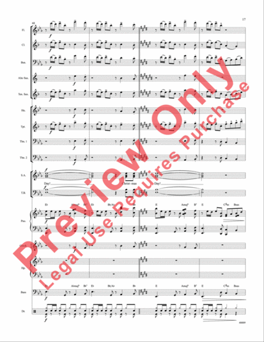 Counting Down to Christmas Choir scores gallery preview page 18
