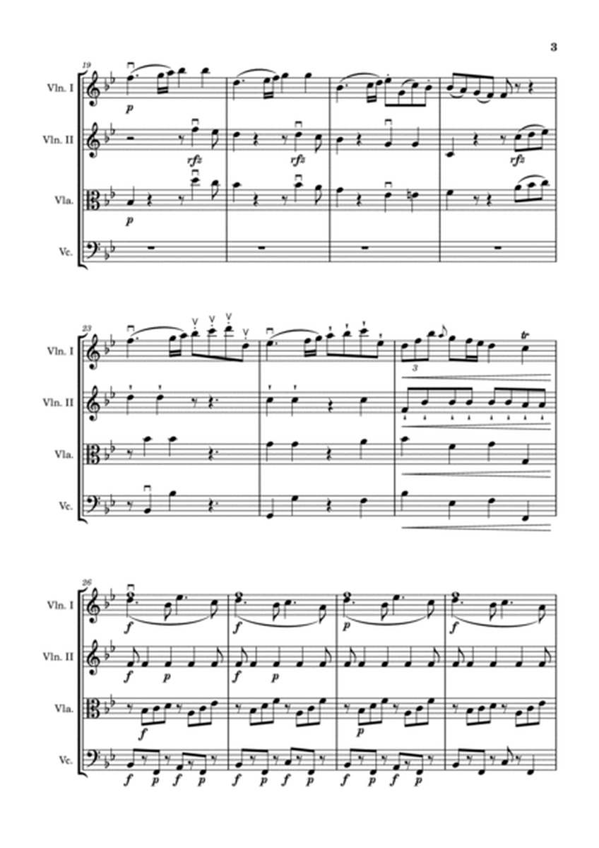 String Quartet Op.1, No.3