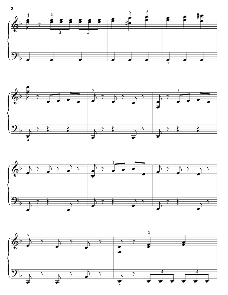 The Black Pearl Easy Piano scores gallery preview page 2