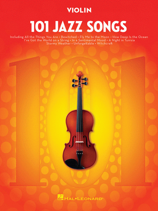 Book cover for 101 Jazz Songs for Violin