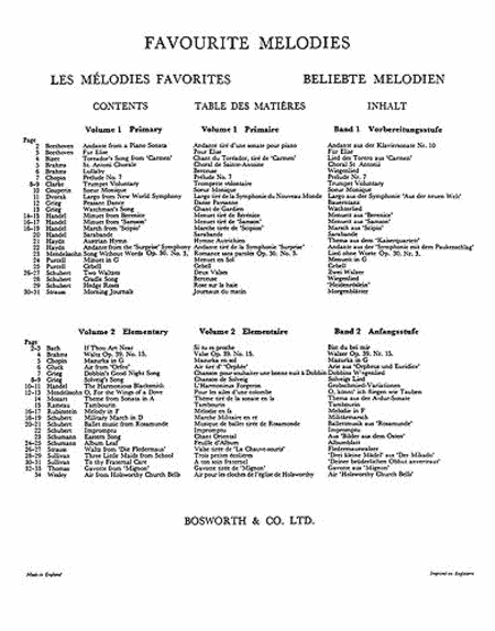 Favourite Melodies Vol.1