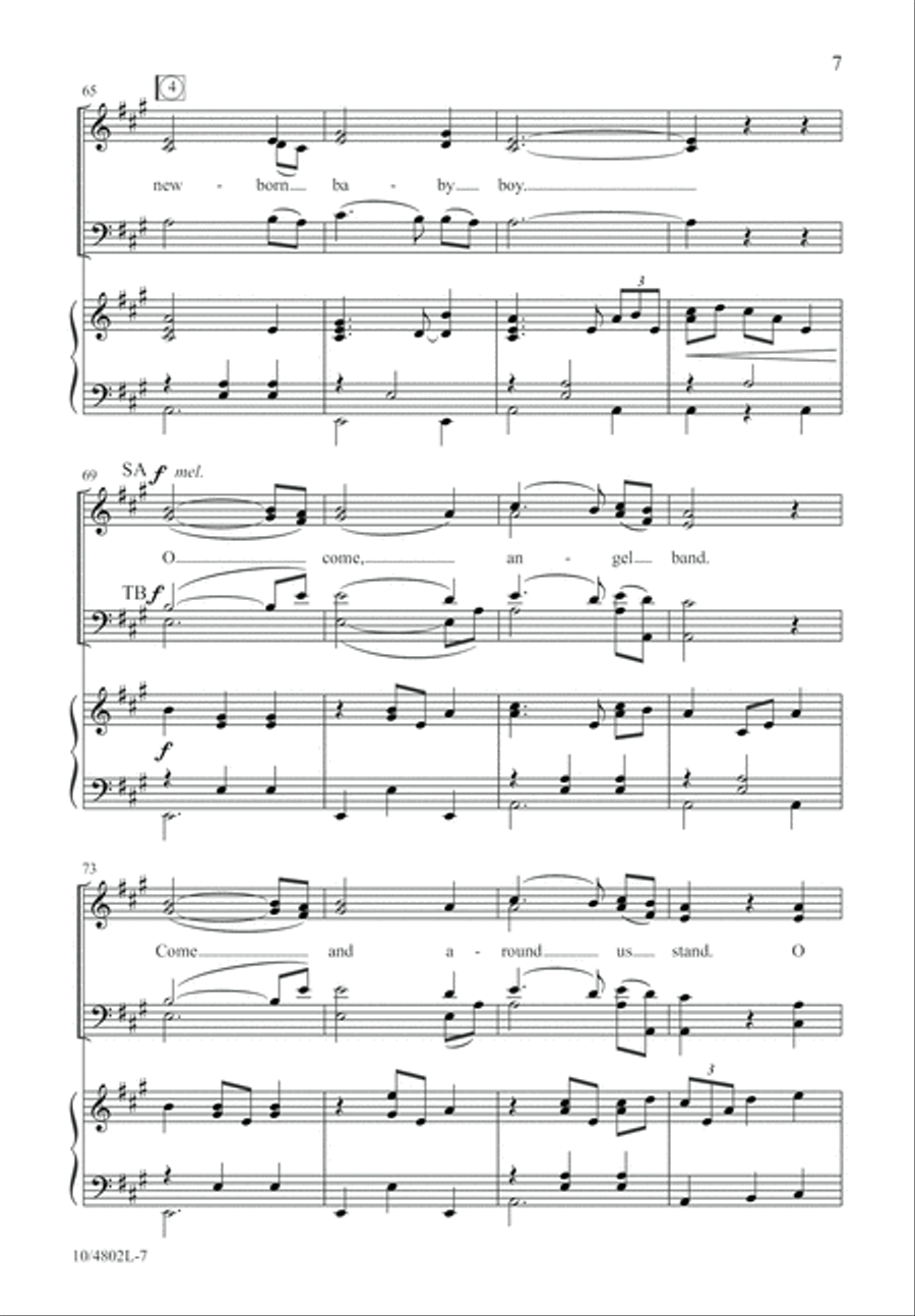 Angel Band Angel Band 4-Part scores gallery preview page 7
