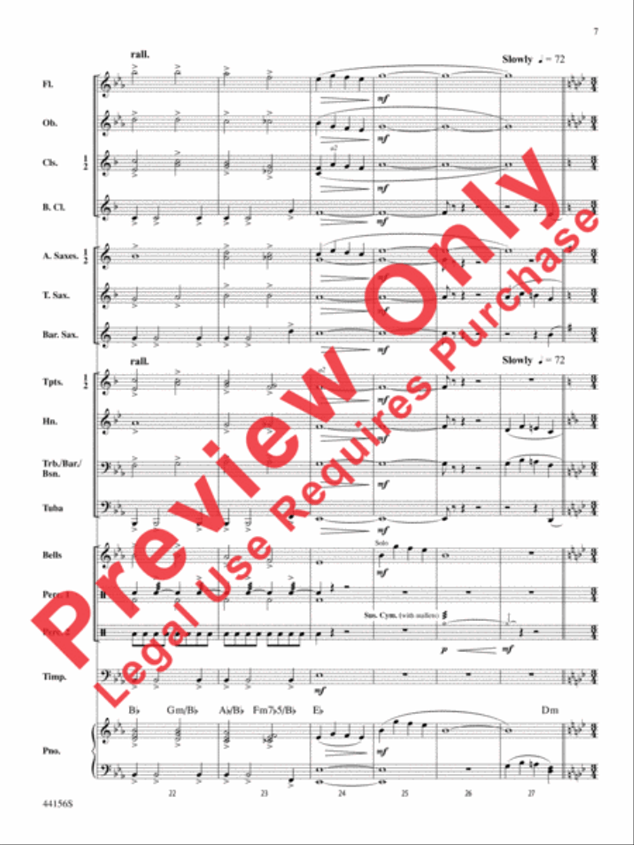 Holiday Celebrations Holiday Celebrations Concert Band scores gallery preview page 7