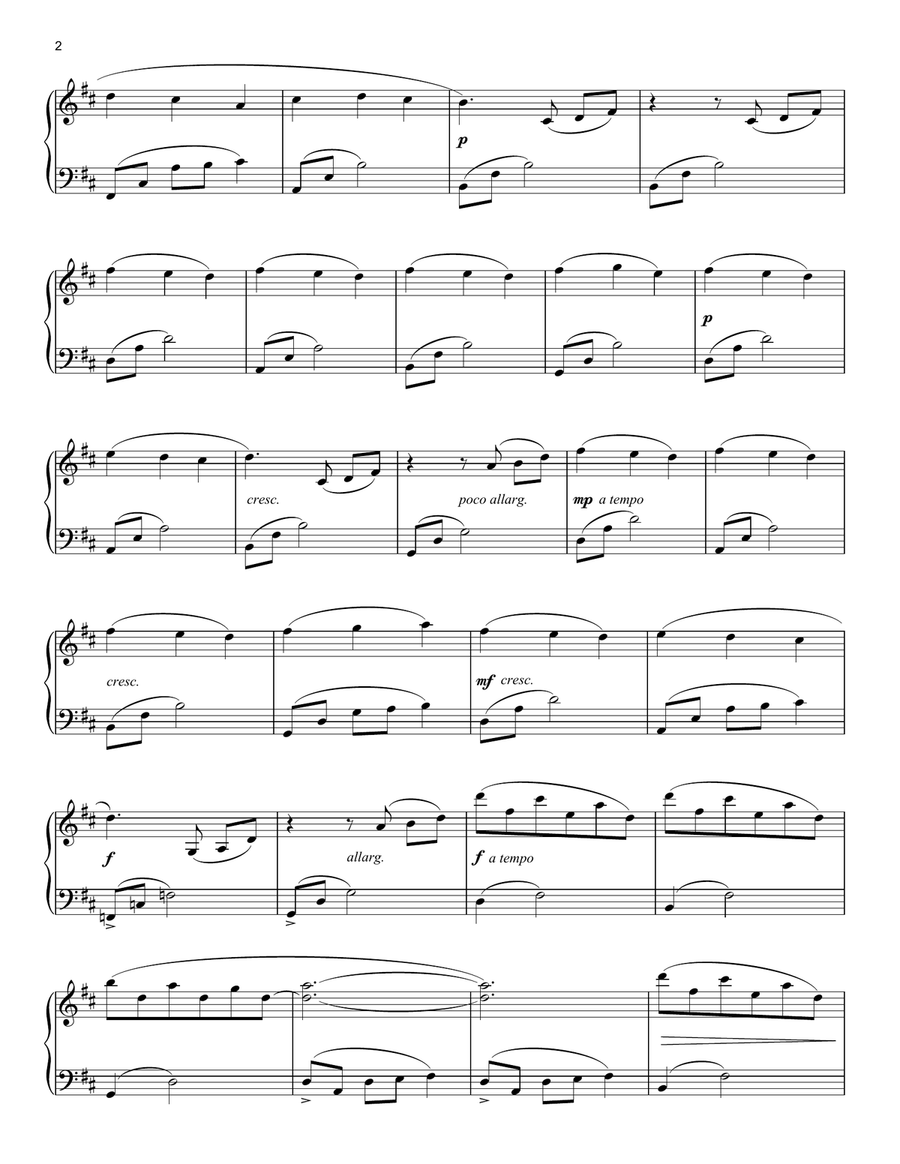 Le Onde Piano Solo scores gallery preview page 2