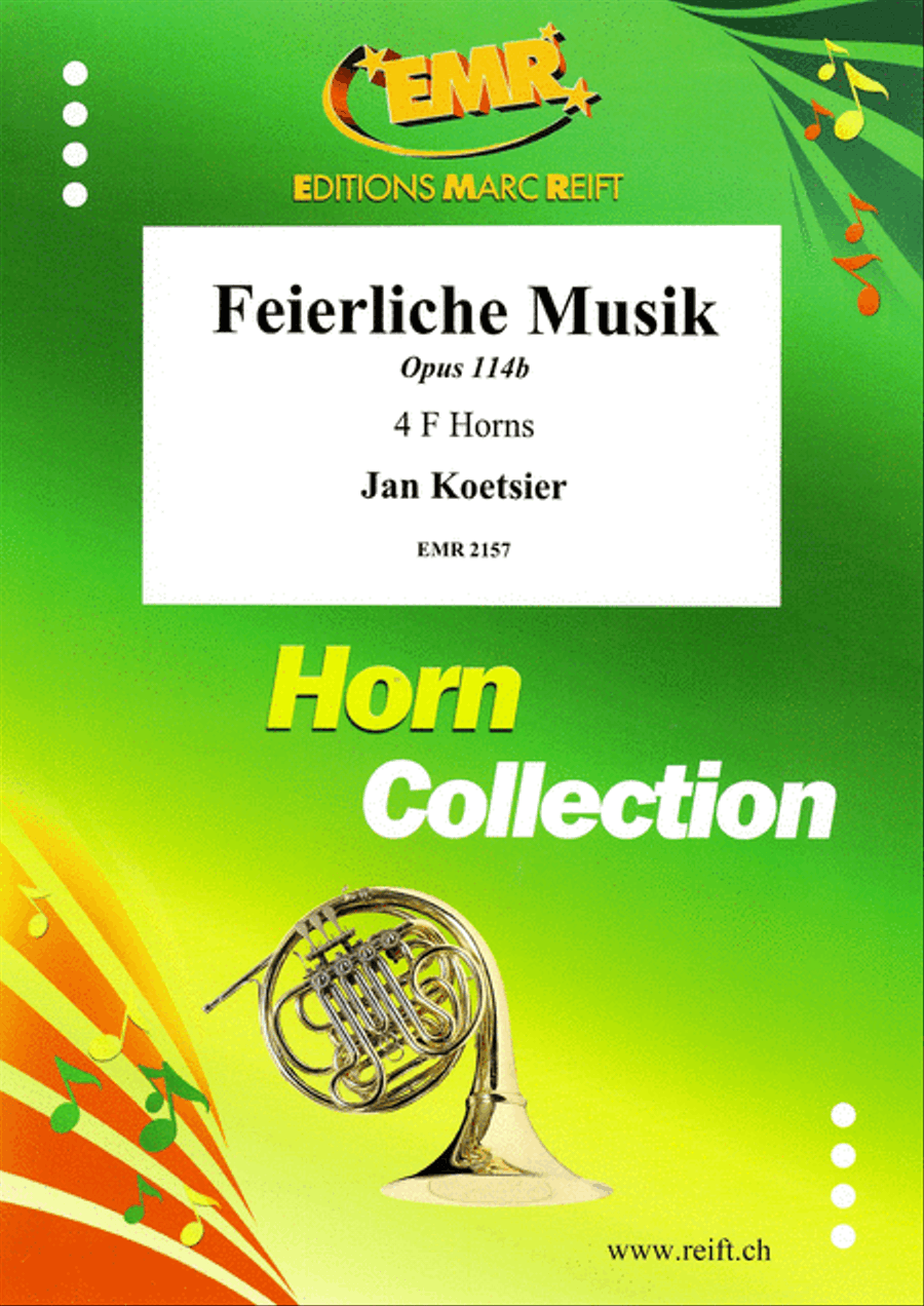Feierliche Musik French Horn Quartet scores gallery preview page 1