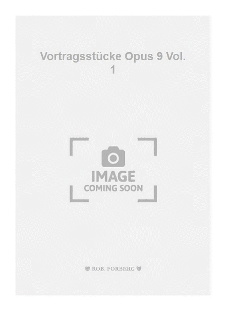 Vortragsstücke Opus 9 Vol. 1 Bassoon scores gallery preview page 1