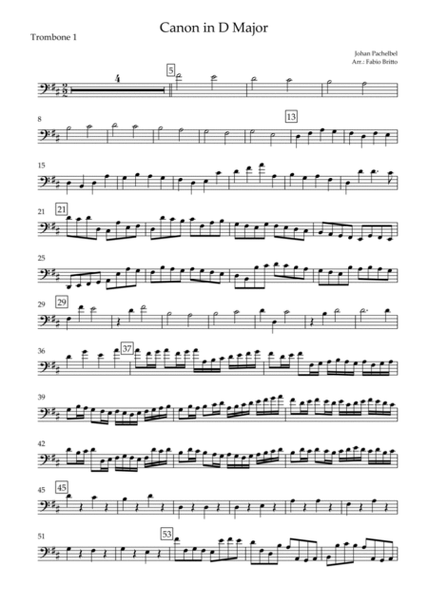Canon in D Major (Johann Pachelbel) for Trombone Trio image number null