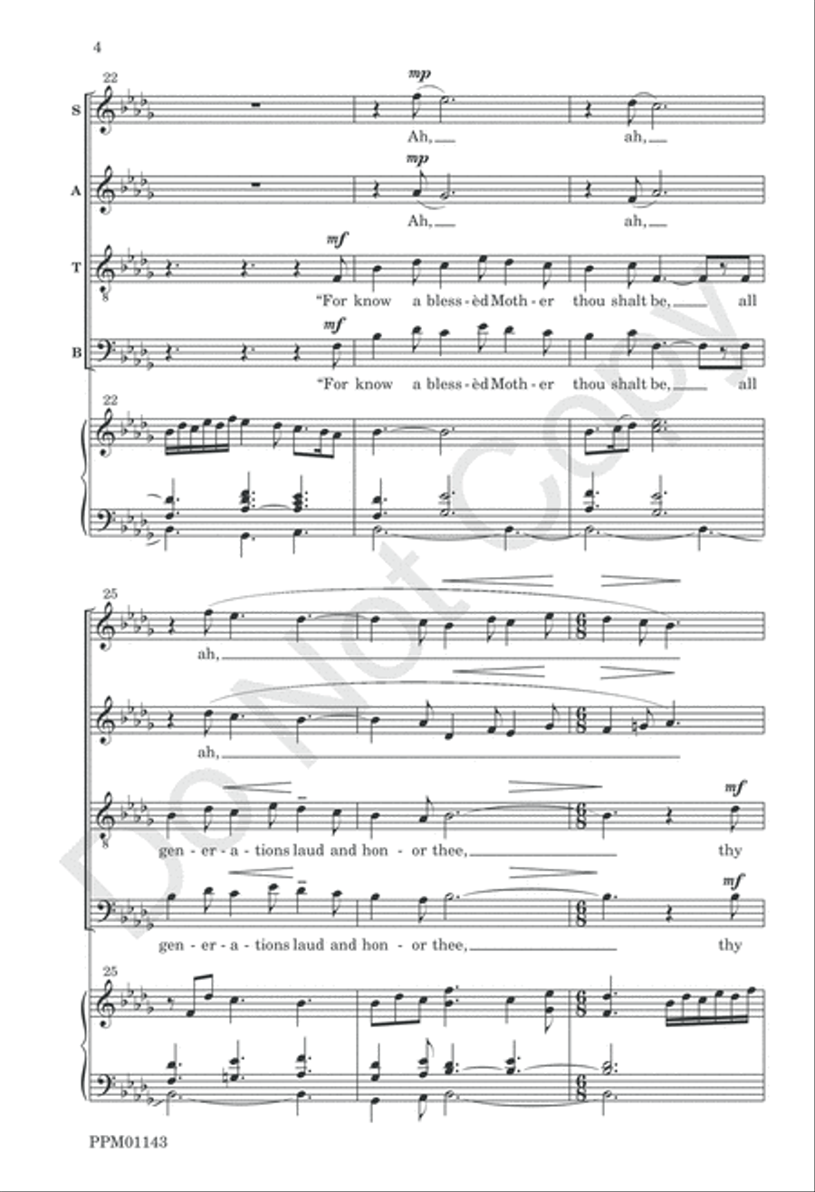 Gabriel's Message 4-Part scores gallery preview page 5