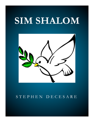 Book cover for Sim Shalom (Solo and SATB)