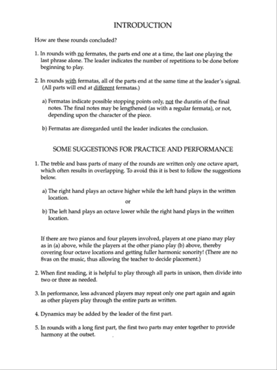 Rounds and Canons for Reading, Recreation and Performance, Piano Ensemble, Volume 2 Cello scores gallery preview page 7