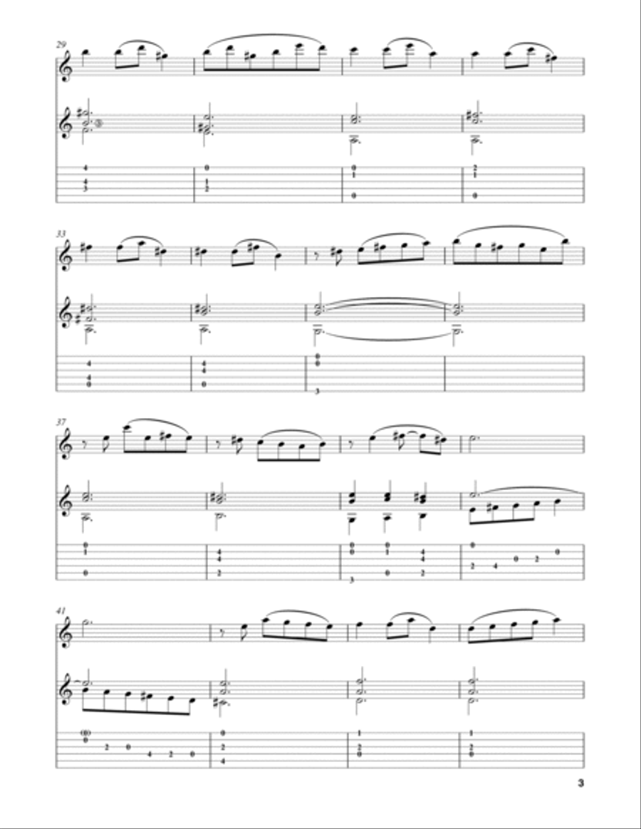 Menuet (from Lute Suite No. 25) Flute scores gallery preview page 3