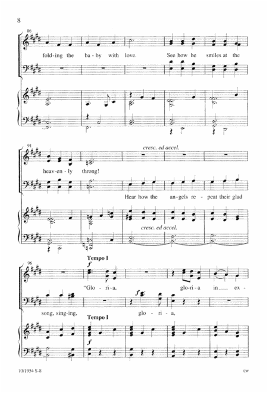 Angels Angels 4-Part scores gallery preview page 8