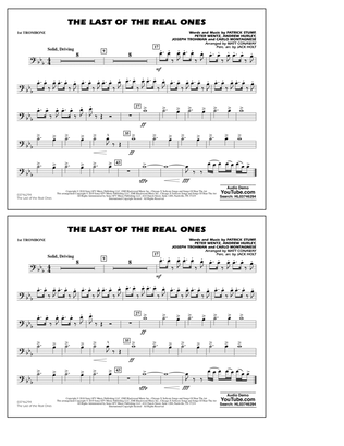 Last of the Real Ones (arr. Matt Conaway) - 1st Trombone
