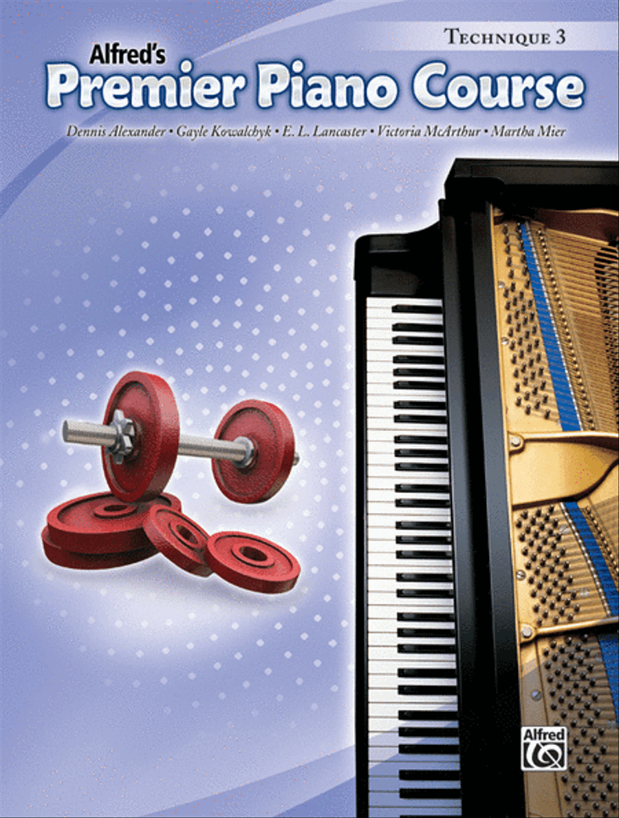 Premier Piano Course Technique, Book 3 Piano Method scores gallery preview page 1