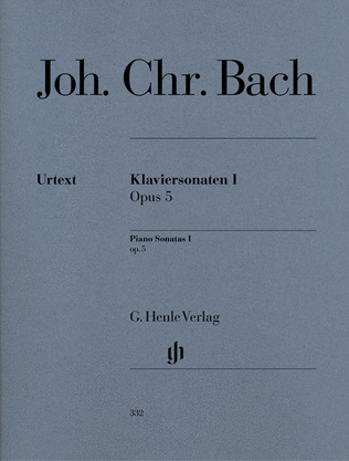 Book cover for Piano Sonatas – Volume I, Op. 5