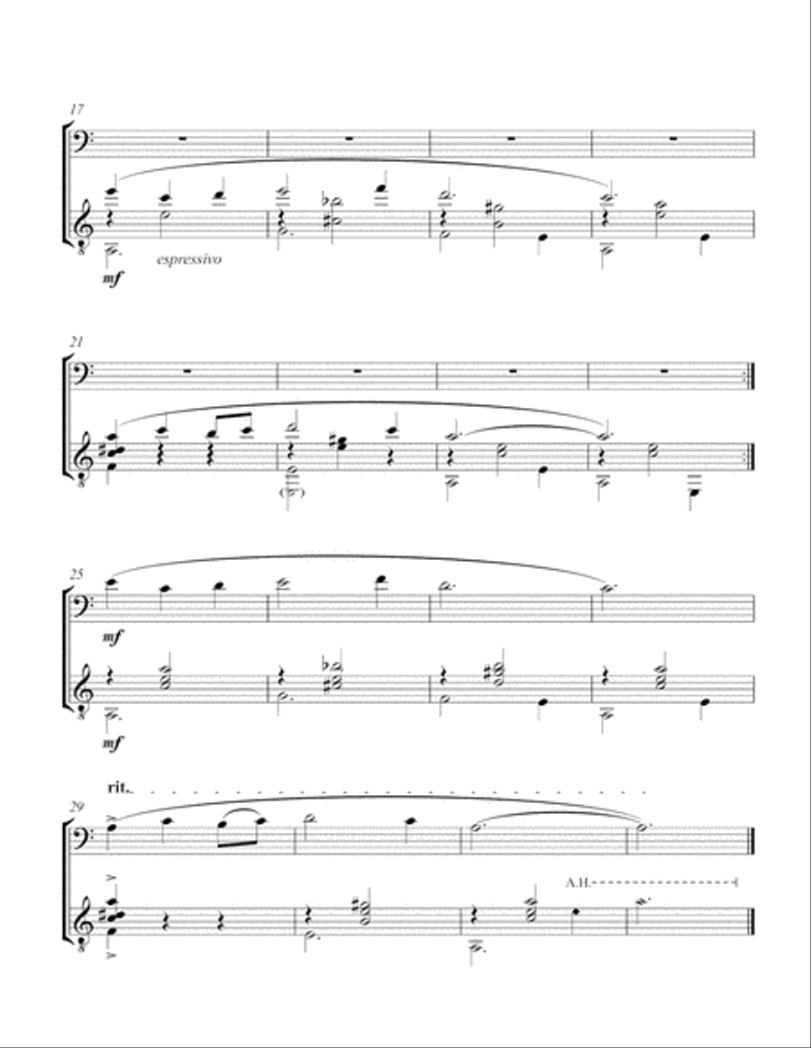 Three Catalan Folk Songs (Cello and Guitar) - Score and Parts Cello scores gallery preview page 2