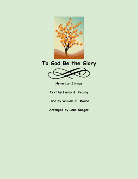 To God Be the Glory image number null