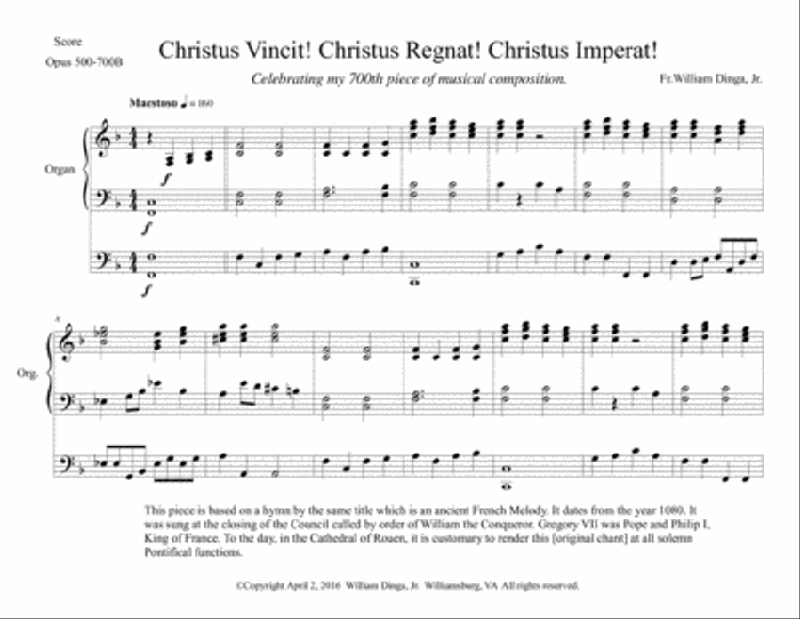 My 500-700th Composition Part Two 4-Part scores gallery preview page 1