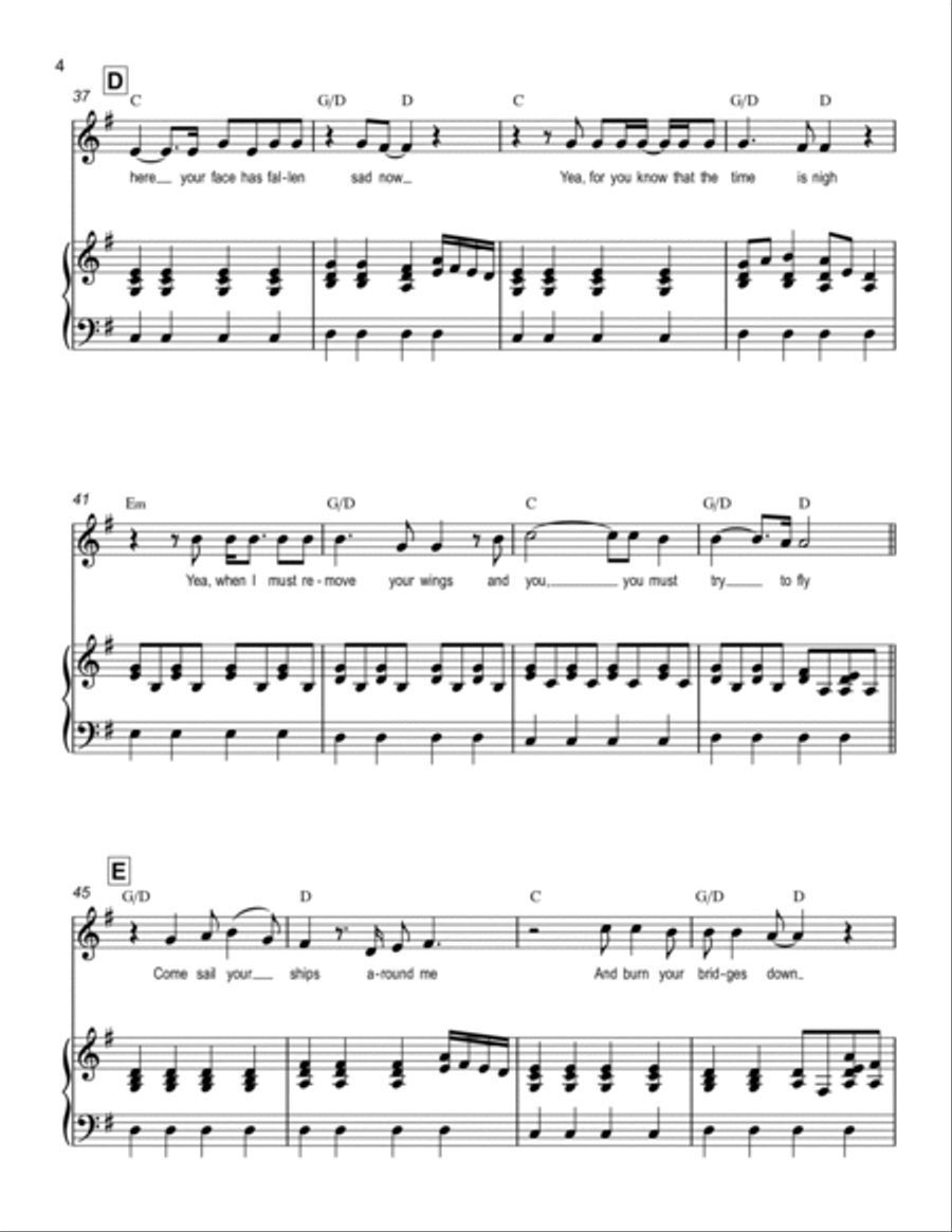 The Ship Song Voice scores gallery preview page 4