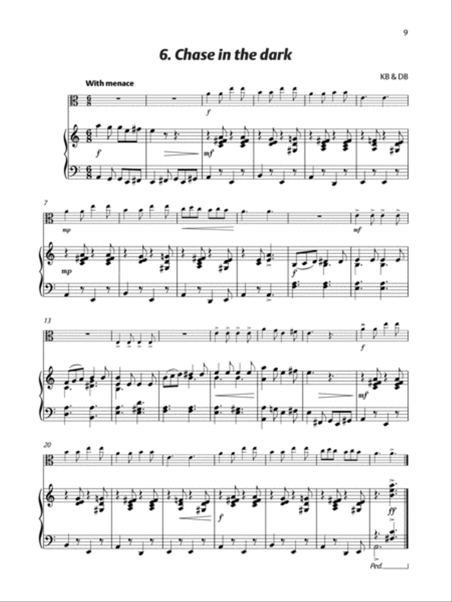 Chase in top the dark violin
