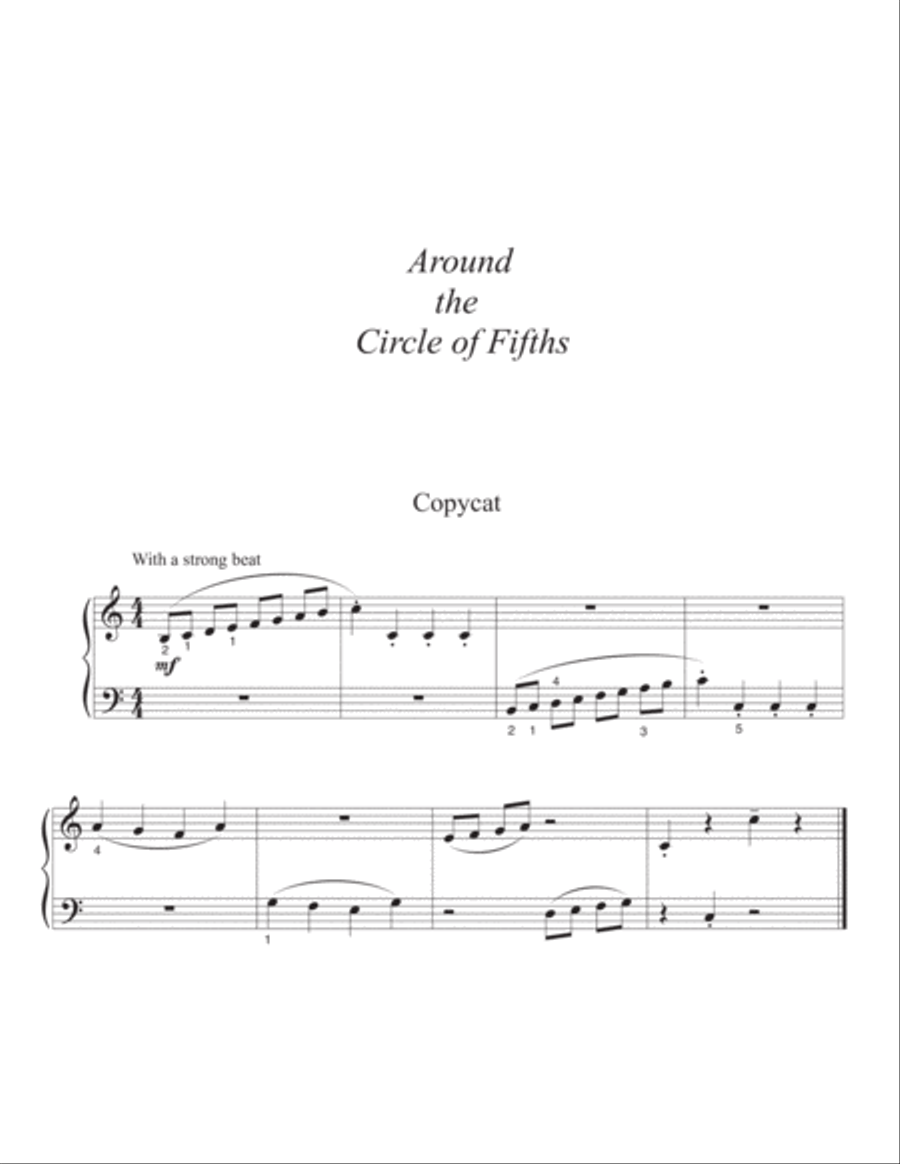 Playing & Composing Around the Circle of Fifths Piano Method scores gallery preview page 3