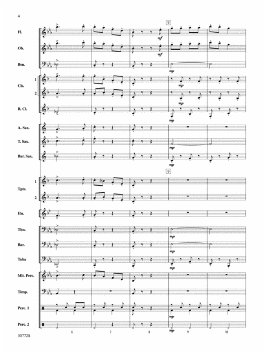 The Buffalo Suite Concert Band scores gallery preview page 3