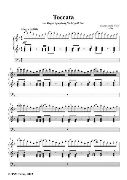 C. M. Widor-Toccata,Op.42 No.1 image number null