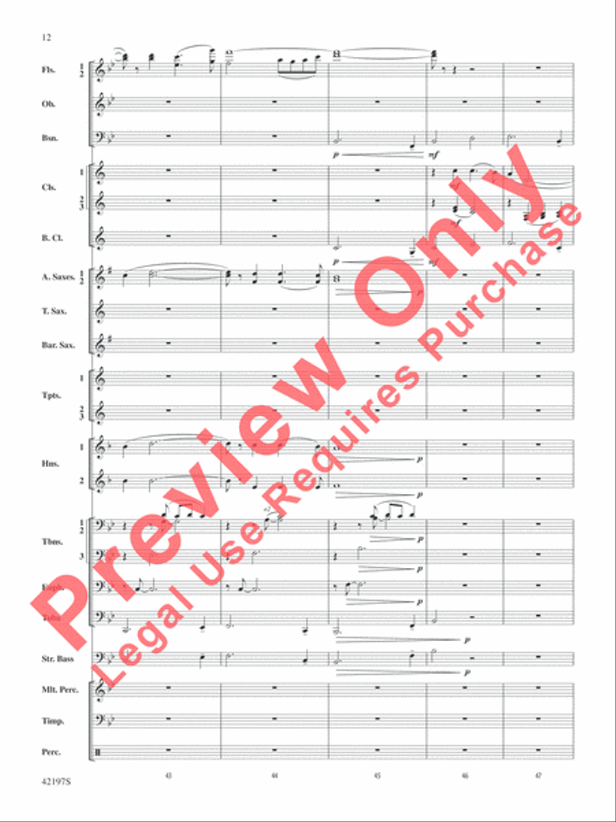 Carrickfergus Carrickfergus Concert Band scores gallery preview page 32
