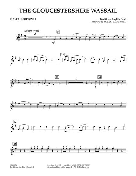 The Gloucestershire Wassail - Eb Alto Saxophone 1