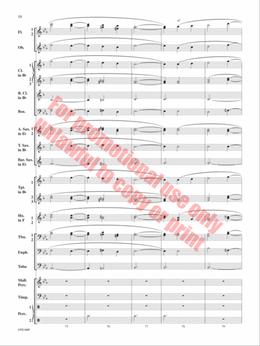 Home For the Holidays Home For the Holidays Concert Band scores gallery preview page 19