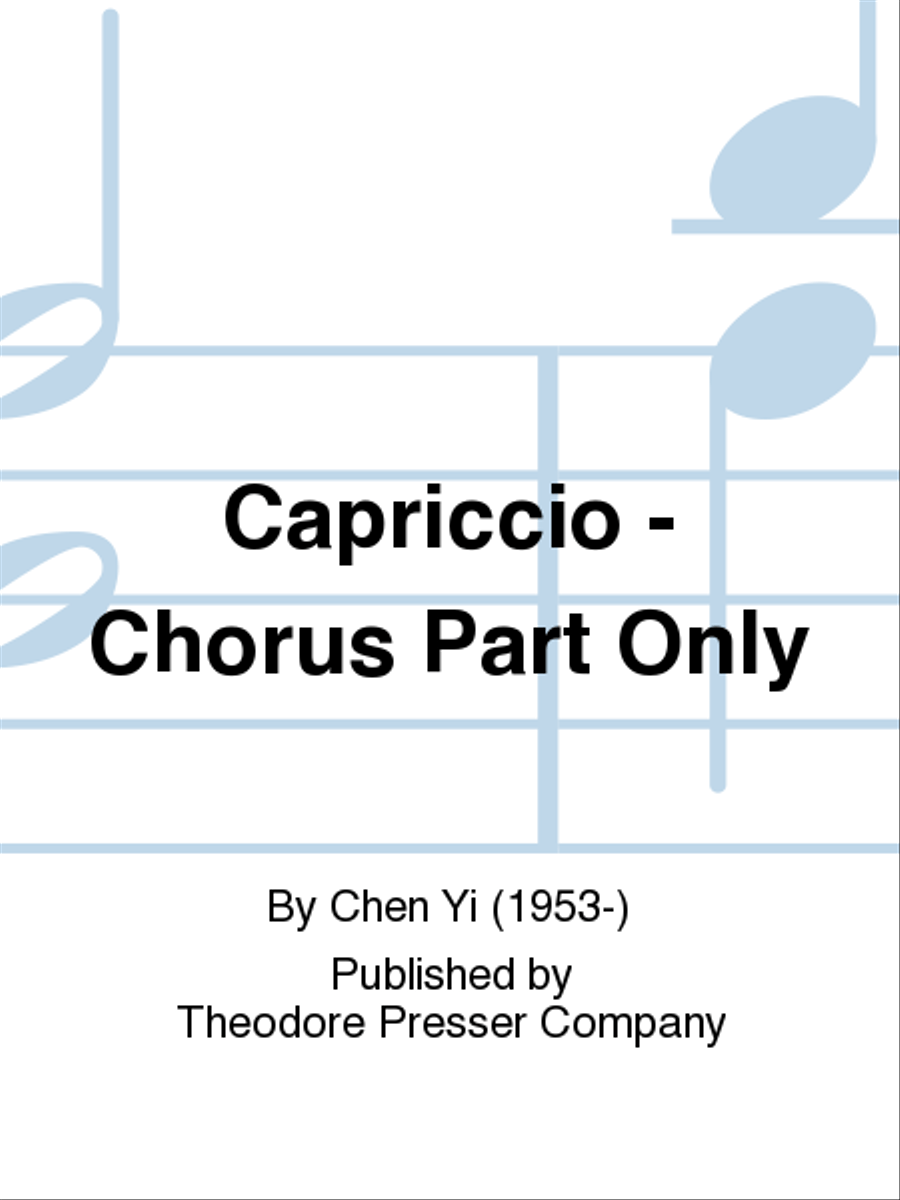 Capriccio 4-Part scores gallery preview page 1