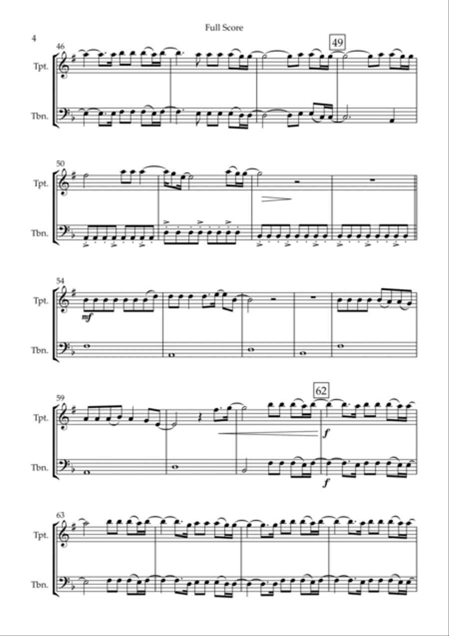 You Say Brass Duet scores gallery preview page 4
