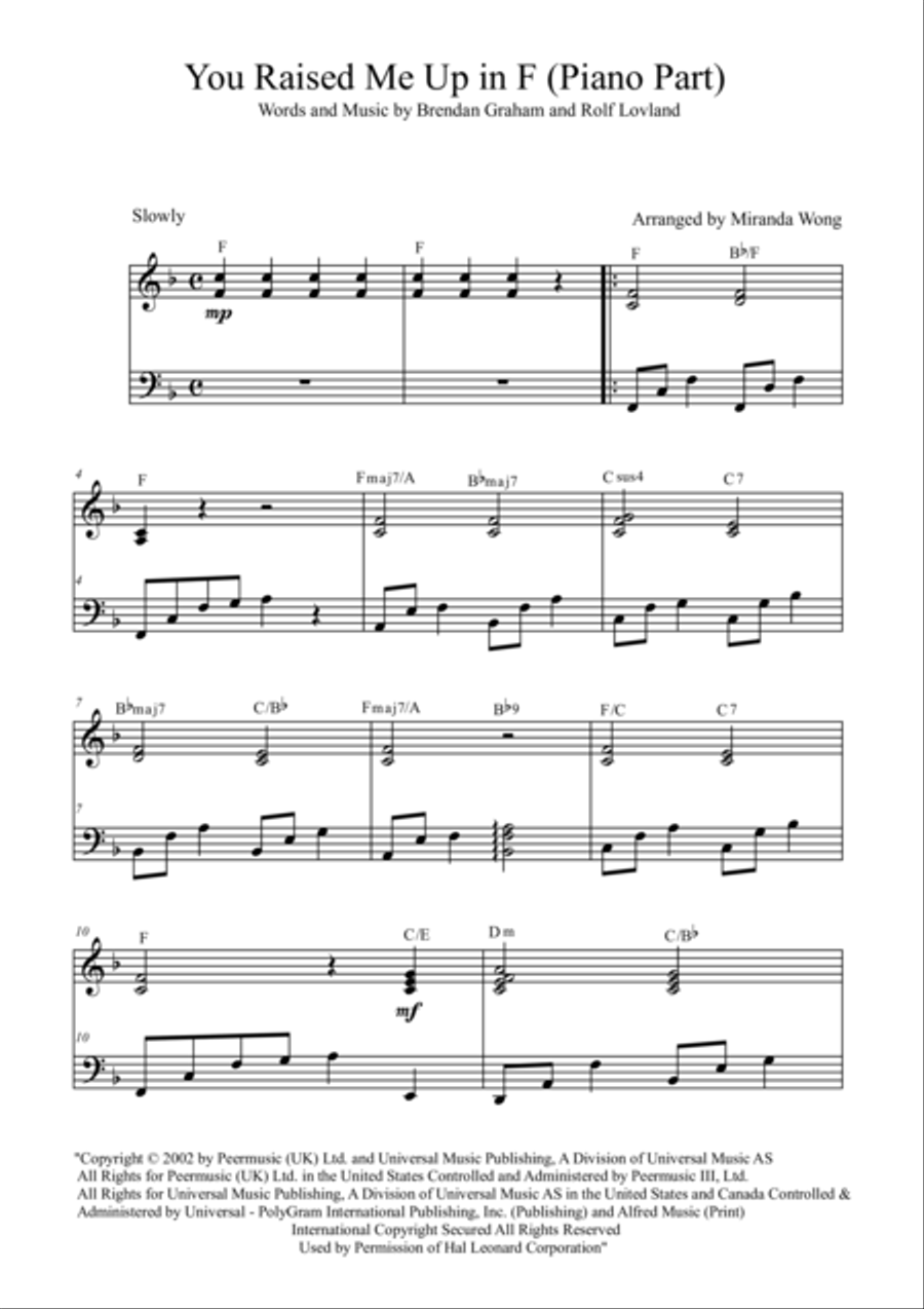 You Raise Me Up You Raise Me Up Small Ensemble scores gallery preview page 2