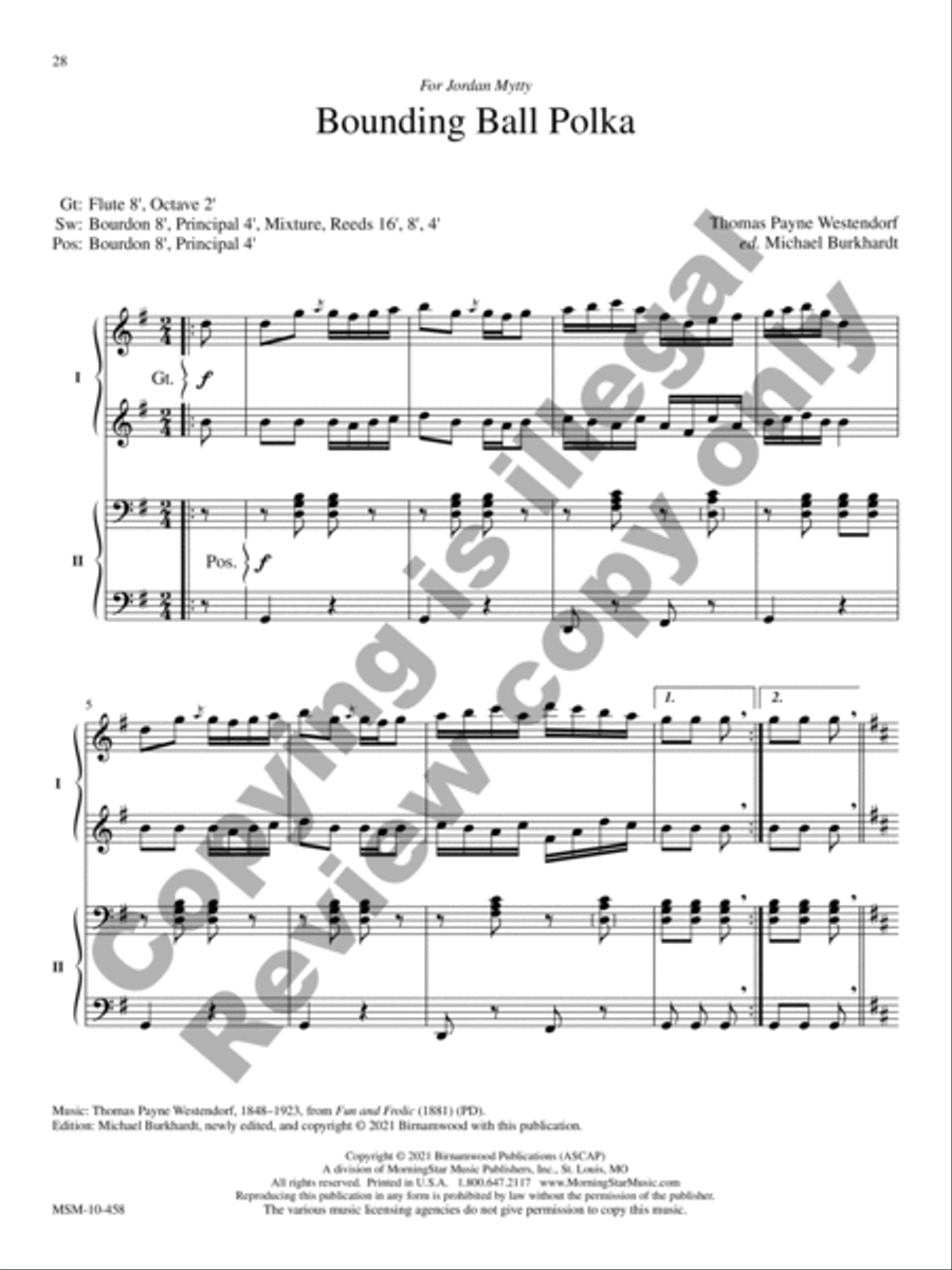 Four Duets for Organ Four Duets for Organ Organ Solo scores gallery preview page 11