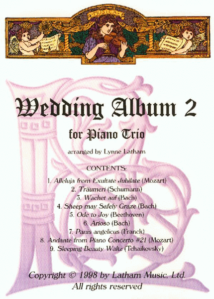 Wedding Album 2 for Piano Trio image number null