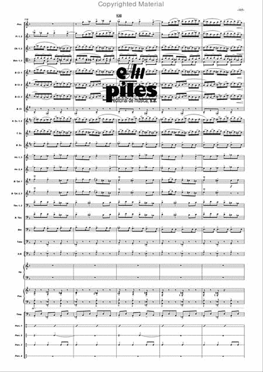 Duende Duende Concert Band scores gallery preview page 106