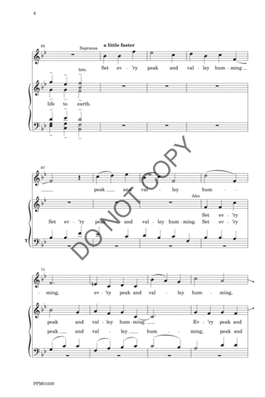 Advent Carol Advent Carol 4-Part scores gallery preview page 6