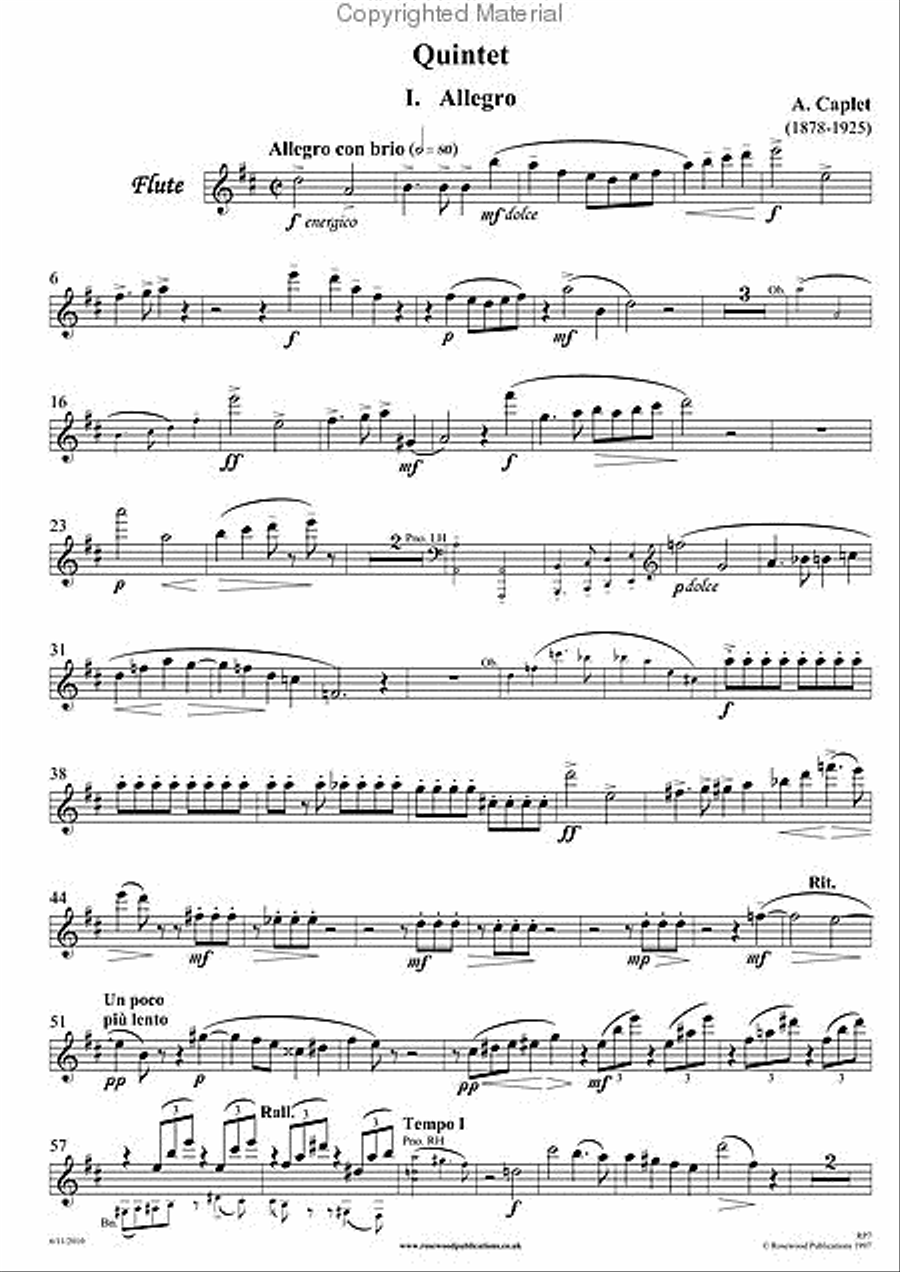 Quintet Quintet Bassoon scores gallery preview page 3