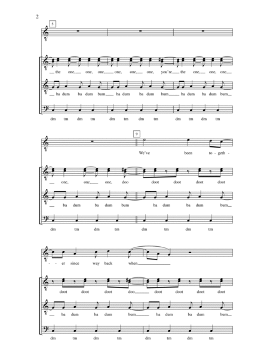 Still the One TTBB scores gallery preview page 2