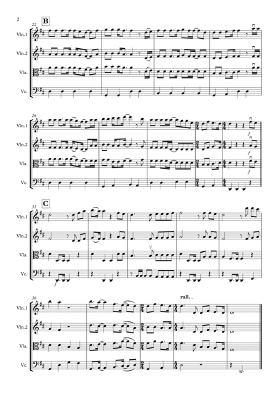 I Am Australian String Quartet scores gallery preview page 2